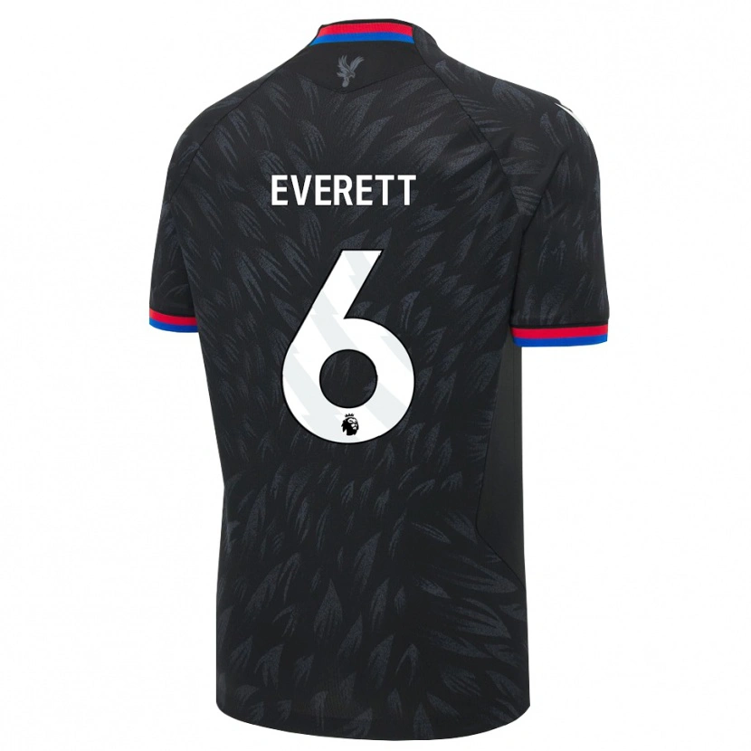 Danxen Kinder Aimee Everett #6 Schwarz Blau Rot Auswärtstrikot Trikot 2026/27 T-Shirt