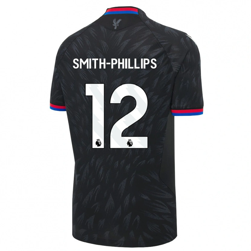 Danxen Kinder Kairo Smith-Phillips #12 Schwarz Blau Rot Auswärtstrikot Trikot 2026/27 T-Shirt