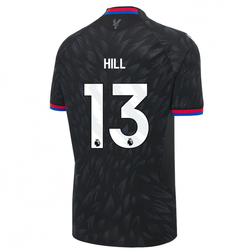 Danxen Kinder Marcus Hill #13 Schwarz Blau Rot Auswärtstrikot Trikot 2026/27 T-Shirt