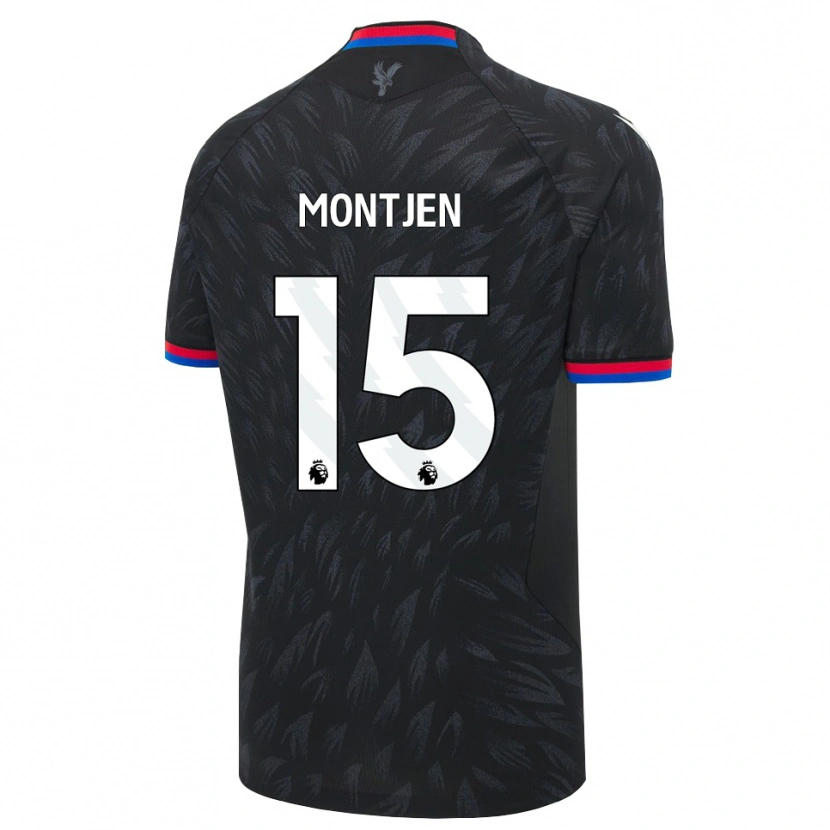 Danxen Kinder David Angibeaud #15 Schwarz Blau Rot Auswärtstrikot Trikot 2026/27 T-Shirt