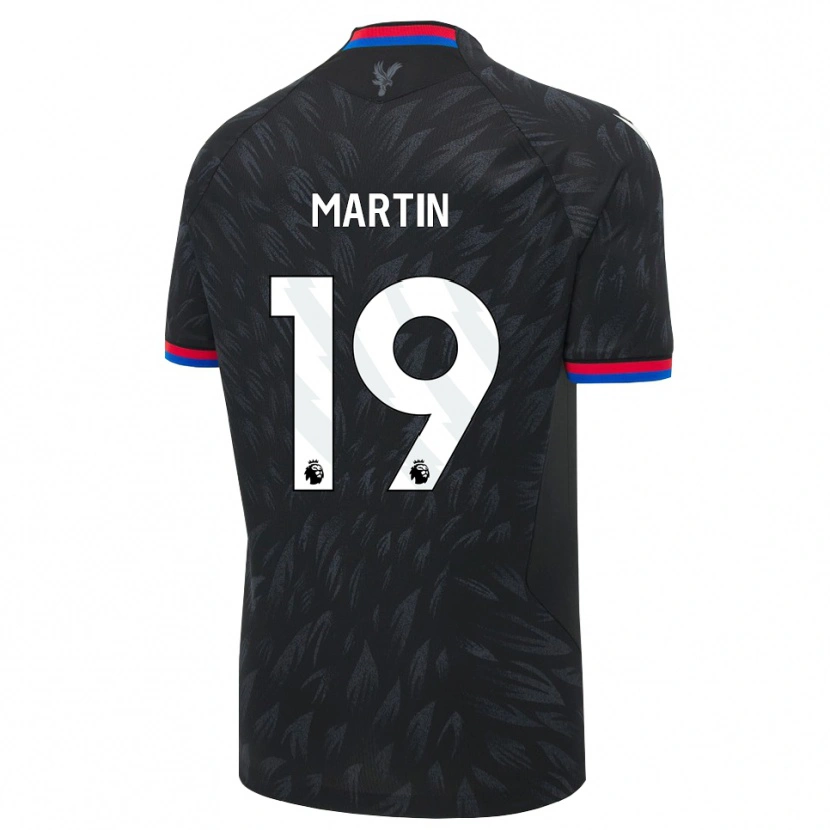 Danxen Kinder Donte Martin #19 Schwarz Blau Rot Auswärtstrikot Trikot 2026/27 T-Shirt