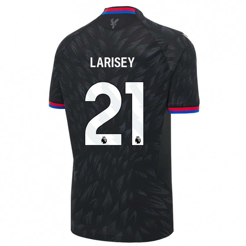 Danxen Kinder Clarissa Larisey #21 Schwarz Blau Rot Auswärtstrikot Trikot 2026/27 T-Shirt