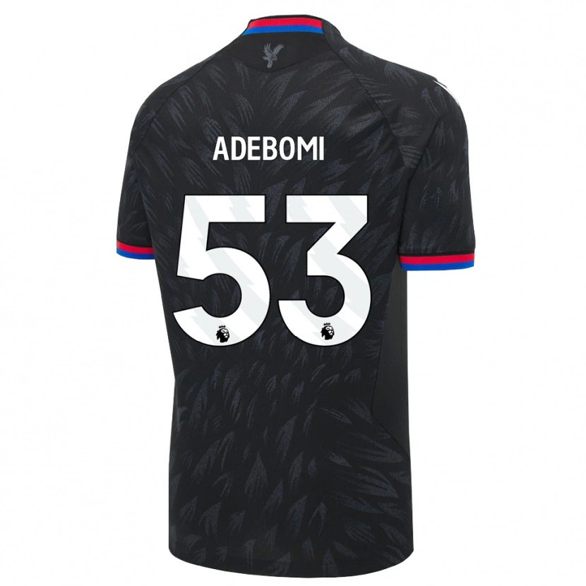 Danxen Kinder Ademola Ola Adebomi #53 Schwarz Blau Rot Auswärtstrikot Trikot 2026/27 T-Shirt