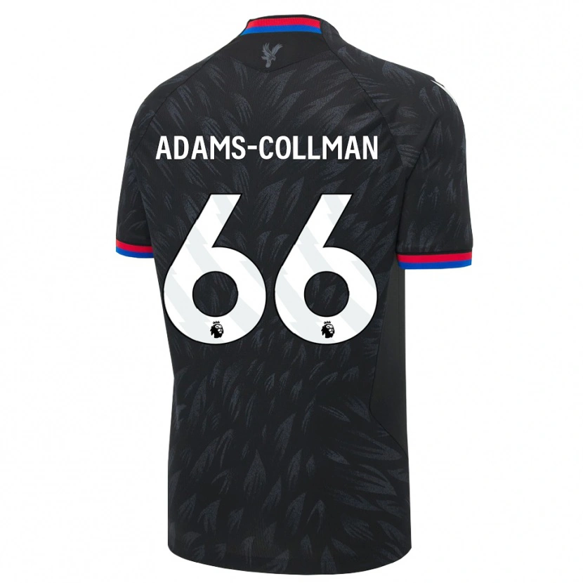 Danxen Kinder Kai-Reece Adams-Collman #66 Schwarz Blau Rot Auswärtstrikot Trikot 2026/27 T-Shirt