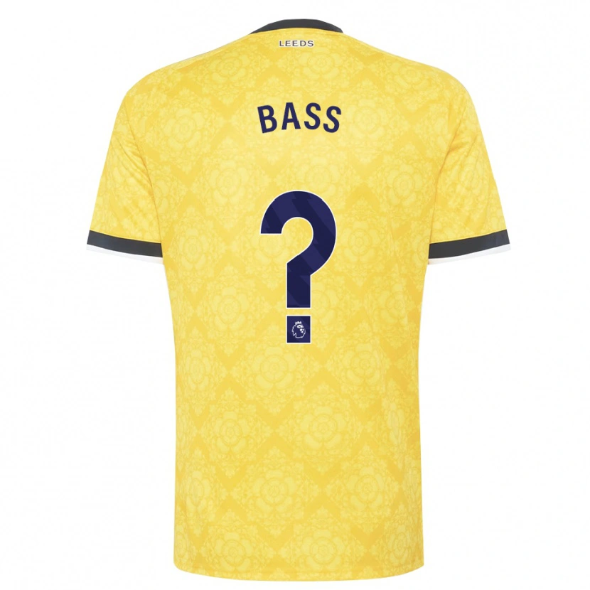 Danxen Kinder Rebekah Bass #0 Gelb Weiß Schwarz Auswärtstrikot Trikot 2026/27 T-Shirt