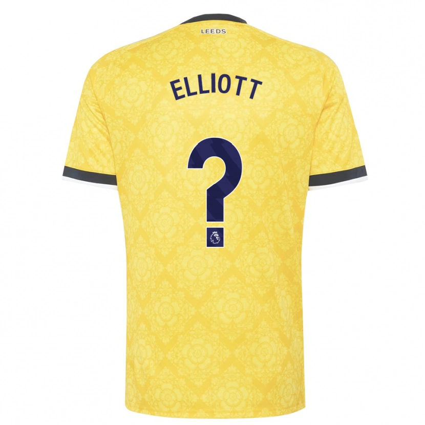 Danxen Kinder Izzy Elliott #0 Gelb Weiß Schwarz Auswärtstrikot Trikot 2026/27 T-Shirt