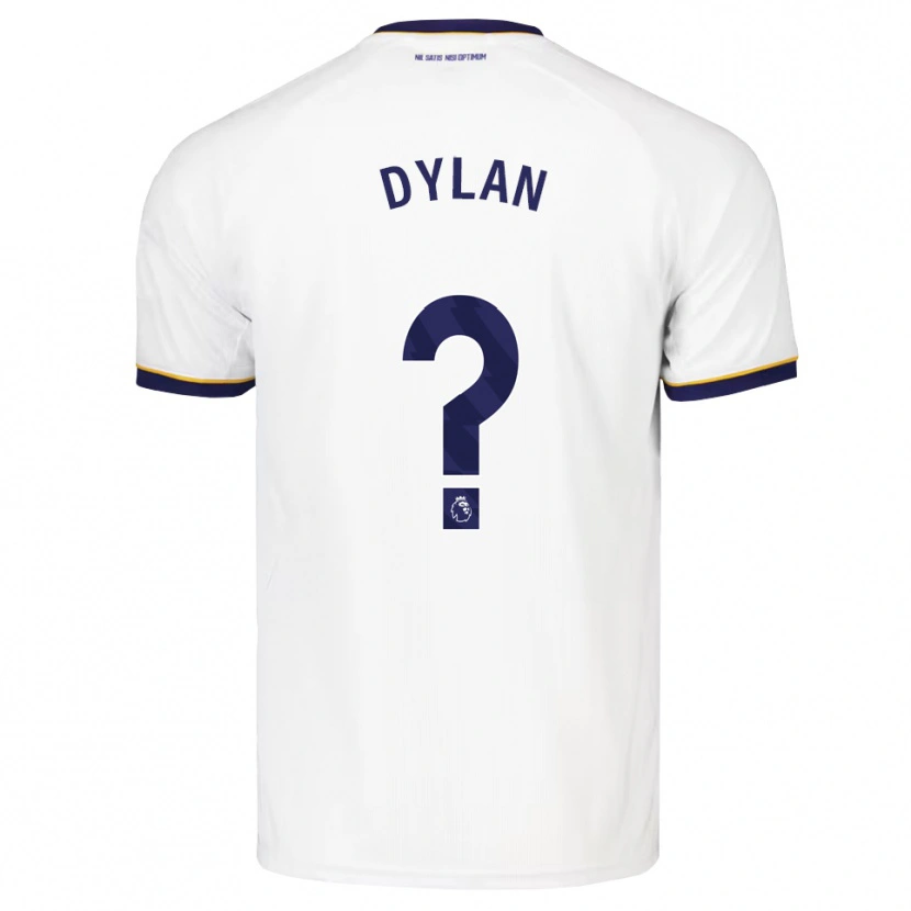 Danxen Kinder Dylan Graham #0 Mitternachtsblau Weiß Gelb Auswärtstrikot Trikot 2026/27 T-Shirt