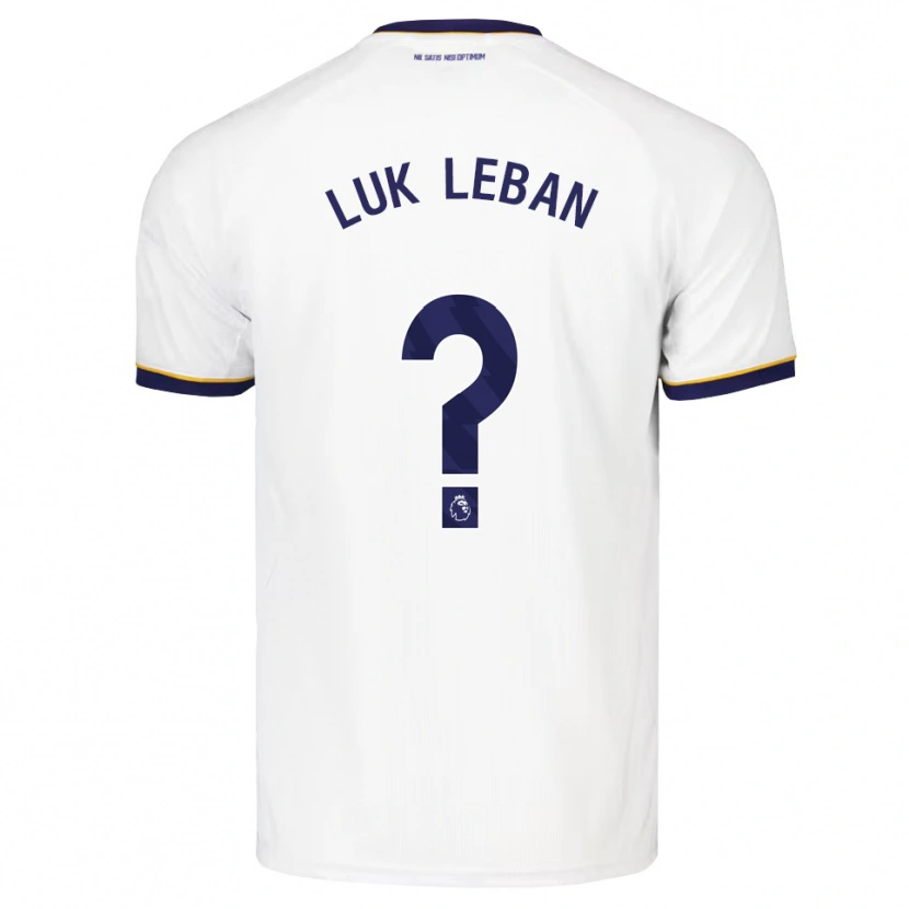 Danxen Kinder Zan Luk Leban #0 Mitternachtsblau Weiß Gelb Auswärtstrikot Trikot 2026/27 T-Shirt