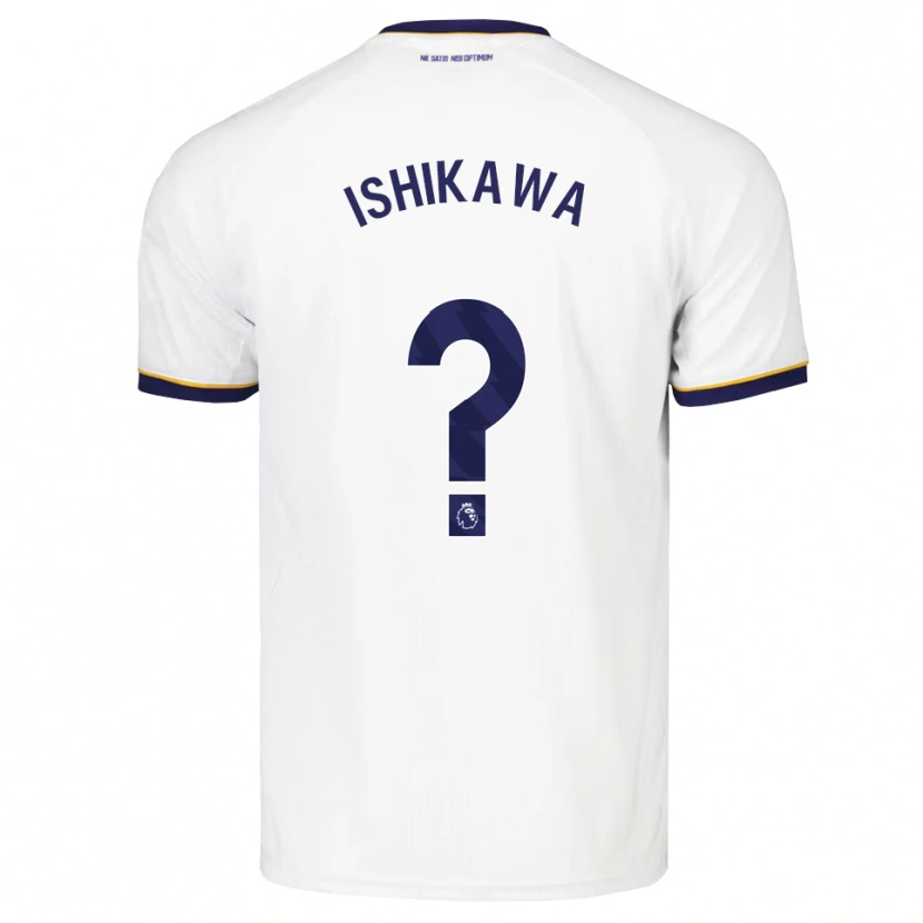 Danxen Kinder Rion Ishikawa #0 Mitternachtsblau Weiß Gelb Auswärtstrikot Trikot 2026/27 T-Shirt