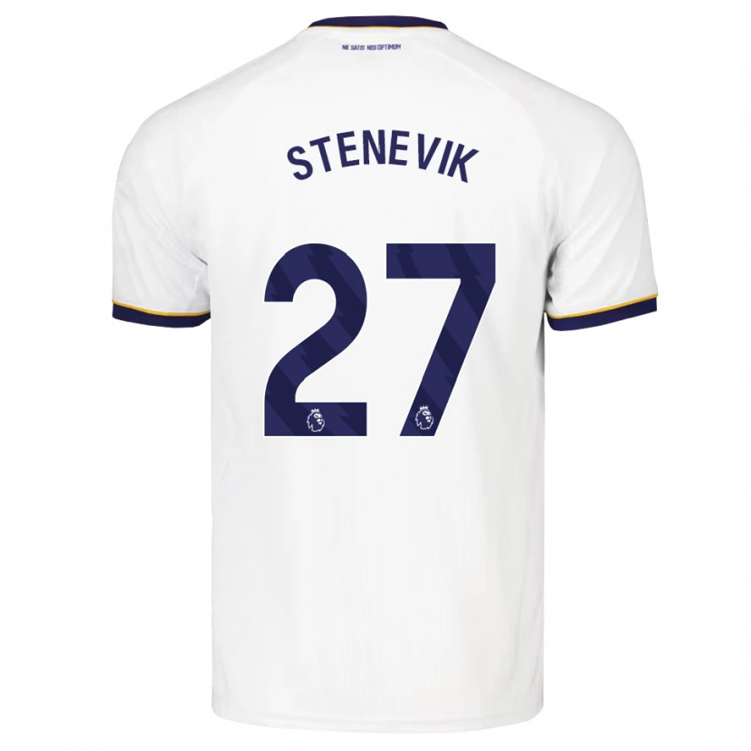 Danxen Kinder Elise Stenevik #27 Mitternachtsblau Weiß Gelb Auswärtstrikot Trikot 2026/27 T-Shirt