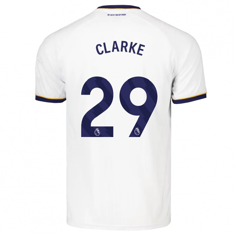 Danxen Kinder Abbey Clarke #29 Mitternachtsblau Weiß Gelb Auswärtstrikot Trikot 2026/27 T-Shirt