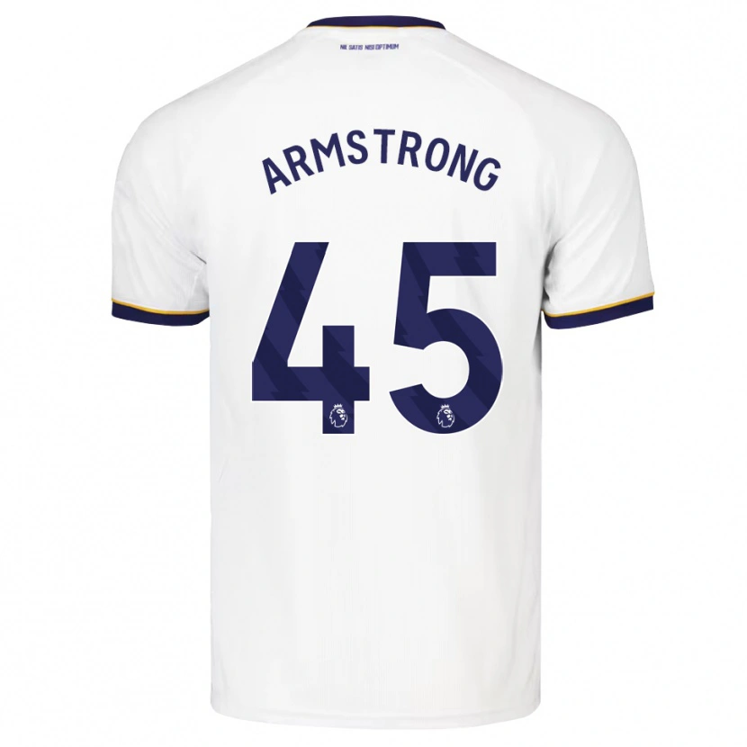 Danxen Kinder Harrison Armstrong #45 Mitternachtsblau Weiß Gelb Auswärtstrikot Trikot 2026/27 T-Shirt