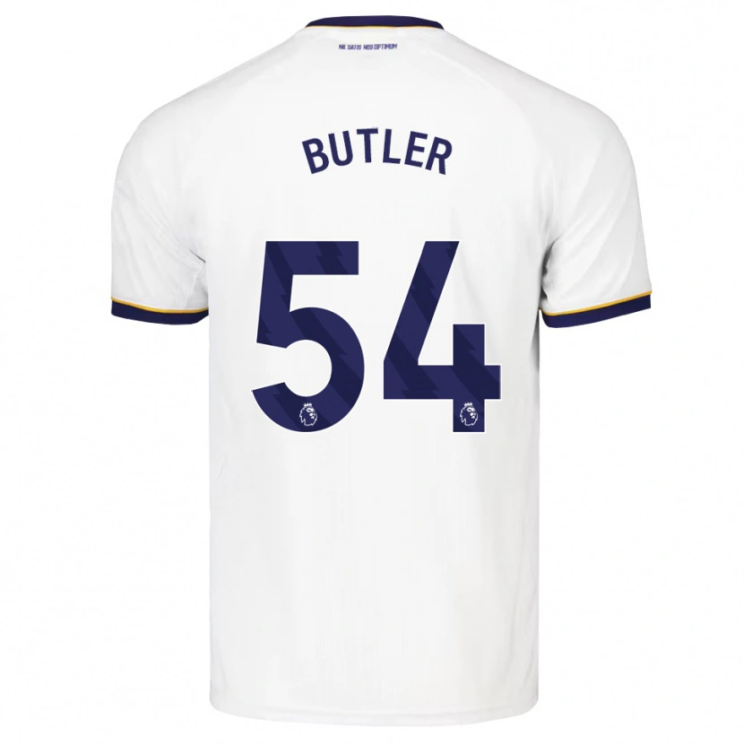 Danxen Kinder Jack Butler #54 Mitternachtsblau Weiß Gelb Auswärtstrikot Trikot 2026/27 T-Shirt