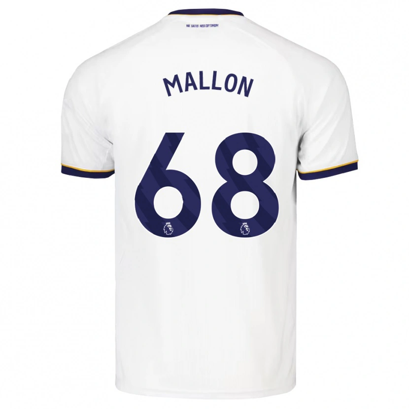 Danxen Kinder Mathew Mallon #68 Mitternachtsblau Weiß Gelb Auswärtstrikot Trikot 2026/27 T-Shirt
