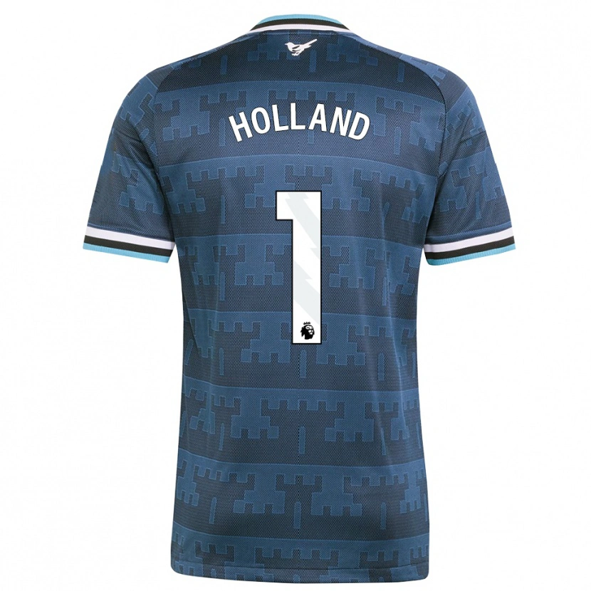 Danxen Kinder Oliver Holland #1 Gelb Schwarz Blau Auswärtstrikot Trikot 2026/27 T-Shirt