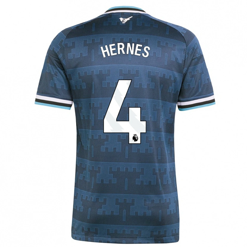 Danxen Kinder Travis Hernes #4 Gelb Schwarz Blau Auswärtstrikot Trikot 2026/27 T-Shirt