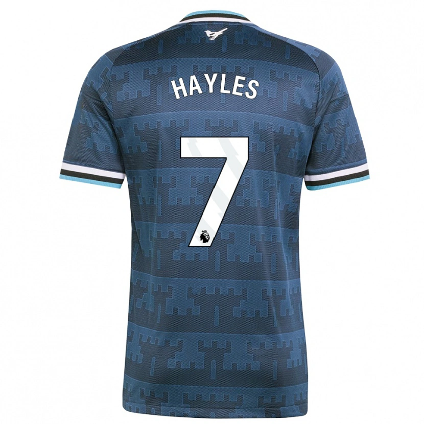 Danxen Kinder Shania Hayles #7 Gelb Schwarz Blau Auswärtstrikot Trikot 2026/27 T-Shirt