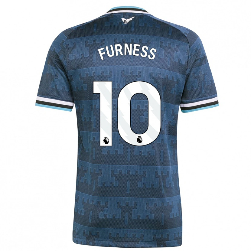 Danxen Kinder Rachel Furness #10 Gelb Schwarz Blau Auswärtstrikot Trikot 2026/27 T-Shirt