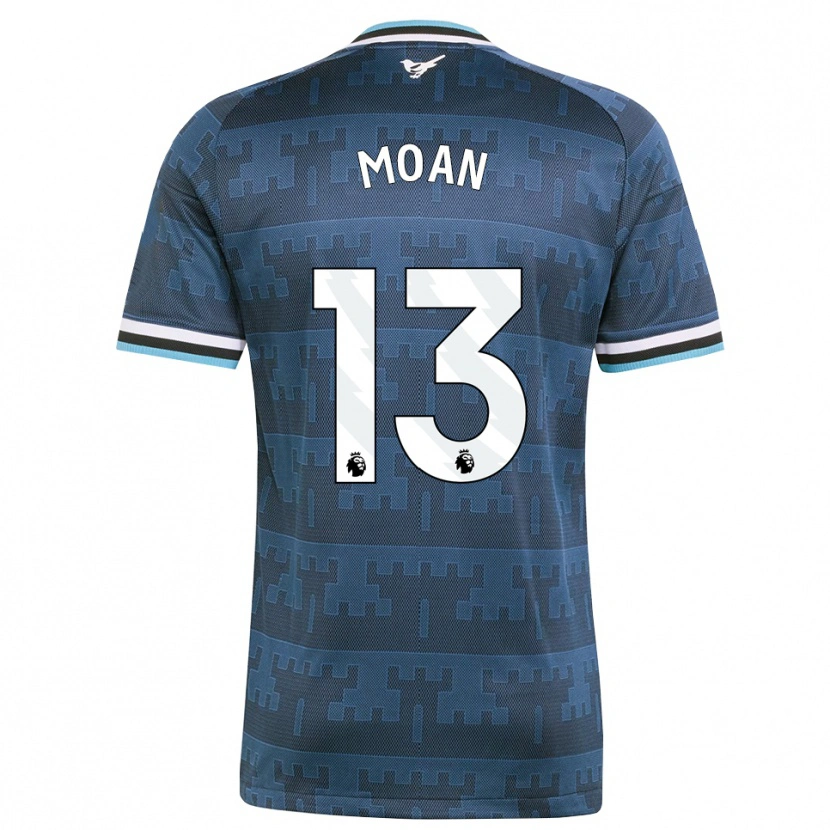 Danxen Kinder Claudia Moan #13 Gelb Schwarz Blau Auswärtstrikot Trikot 2026/27 T-Shirt