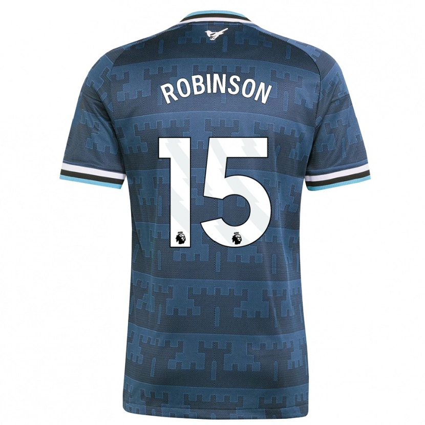 Danxen Kinder Charlie Robinson #15 Gelb Schwarz Blau Auswärtstrikot Trikot 2026/27 T-Shirt