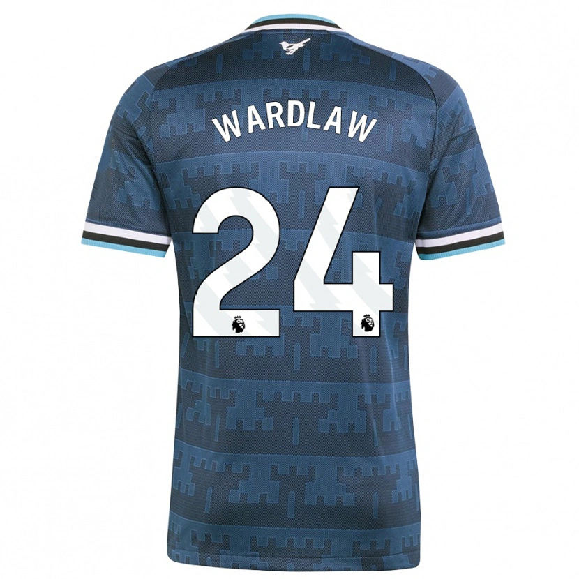 Danxen Kinder Charlotte Wardlaw #24 Gelb Schwarz Blau Auswärtstrikot Trikot 2026/27 T-Shirt