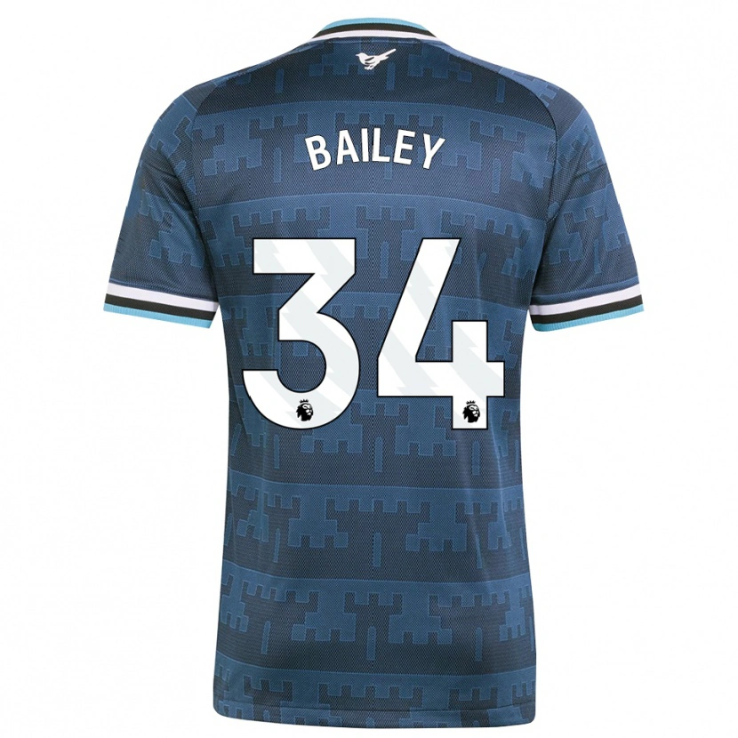 Danxen Kinder Scott Bailey #34 Gelb Schwarz Blau Auswärtstrikot Trikot 2026/27 T-Shirt