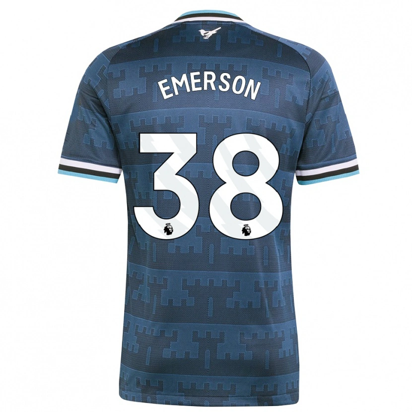 Danxen Kinder Johnny Emerson #38 Gelb Schwarz Blau Auswärtstrikot Trikot 2026/27 T-Shirt