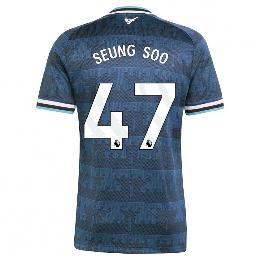 Danxen Kinder Seung-Soo Park #47 Gelb Schwarz Blau Auswärtstrikot Trikot 2026/27 T-Shirt