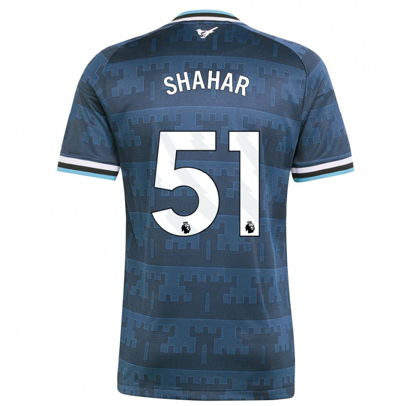Danxen Kinder Leo Shahar #51 Gelb Schwarz Blau Auswärtstrikot Trikot 2026/27 T-Shirt