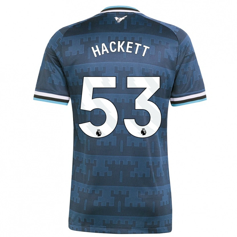 Danxen Kinder Jordan Hackett #53 Gelb Schwarz Blau Auswärtstrikot Trikot 2026/27 T-Shirt