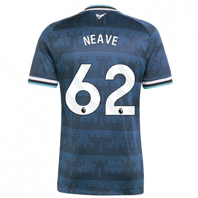 Danxen Kinder Sean Neave #62 Gelb Schwarz Blau Auswärtstrikot Trikot 2026/27 T-Shirt