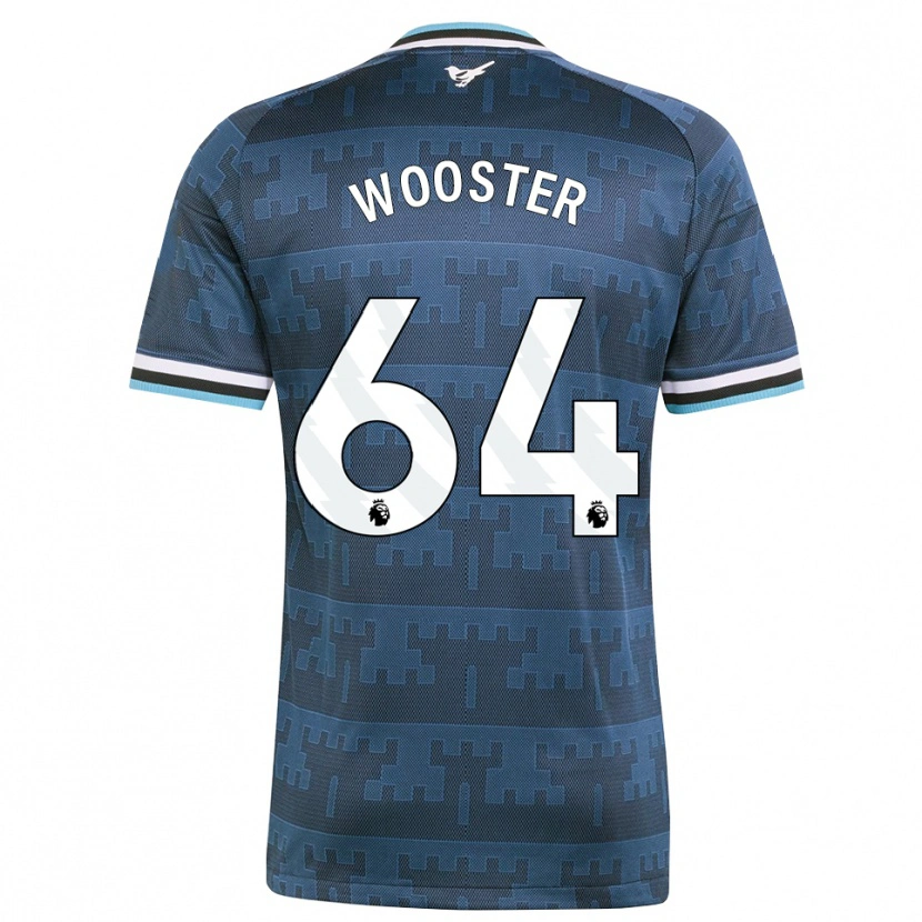 Danxen Kinder Kacey Wooster #64 Gelb Schwarz Blau Auswärtstrikot Trikot 2026/27 T-Shirt