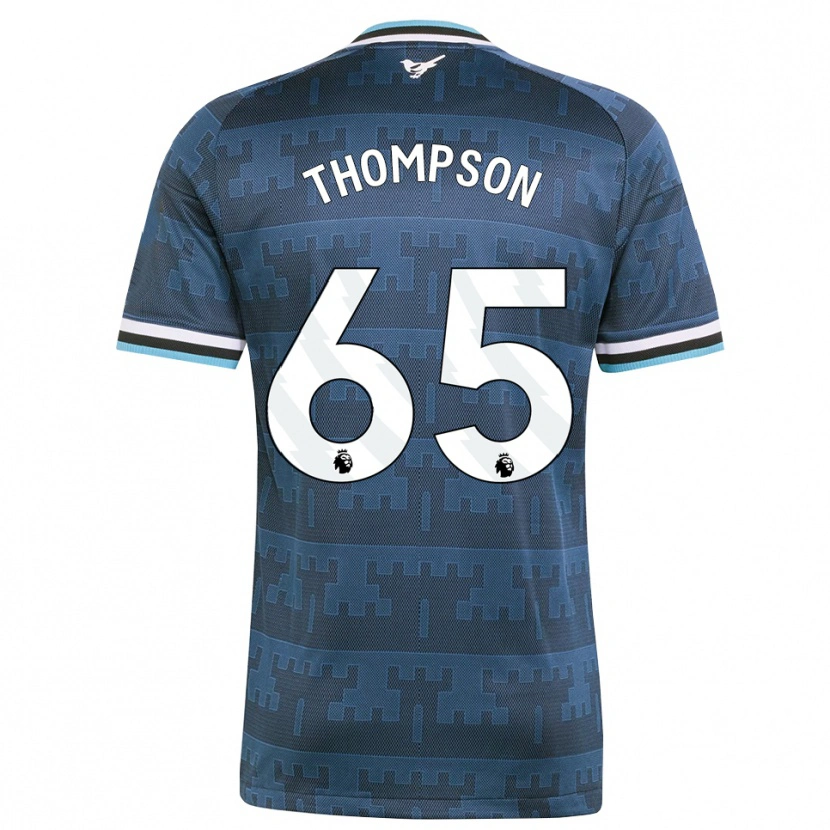 Danxen Kinder Ciaran Thompson #65 Gelb Schwarz Blau Auswärtstrikot Trikot 2026/27 T-Shirt