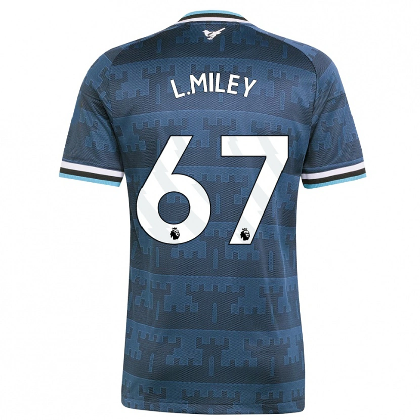 Danxen Kinder Lewis Miley #67 Gelb Schwarz Blau Auswärtstrikot Trikot 2026/27 T-Shirt