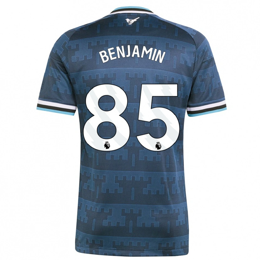 Danxen Kinder Theo Benjamin #85 Gelb Schwarz Blau Auswärtstrikot Trikot 2026/27 T-Shirt