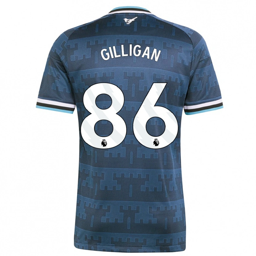 Danxen Kinder Luke Gilligan #86 Gelb Schwarz Blau Auswärtstrikot Trikot 2026/27 T-Shirt
