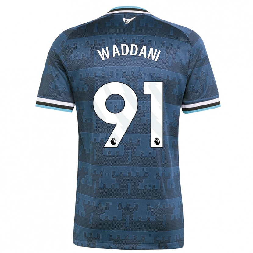 Danxen Kinder Mohamed Waddani #91 Gelb Schwarz Blau Auswärtstrikot Trikot 2026/27 T-Shirt