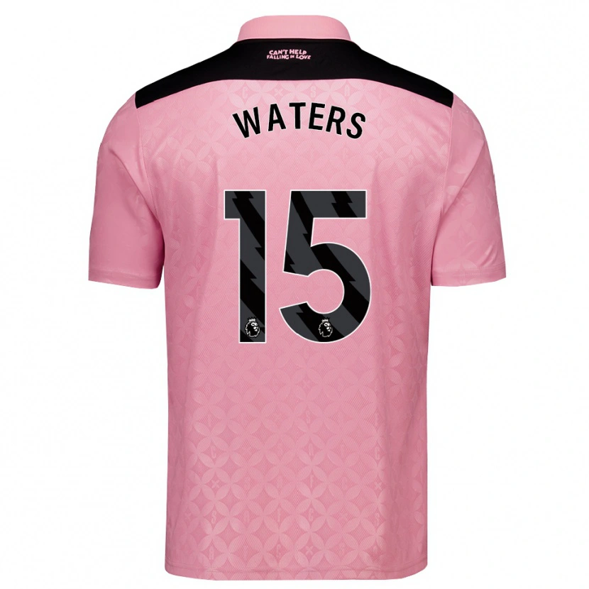 Danxen Kinder Jake Waters #15 Hellrosa Schwarz Auswärtstrikot Trikot 2026/27 T-Shirt
