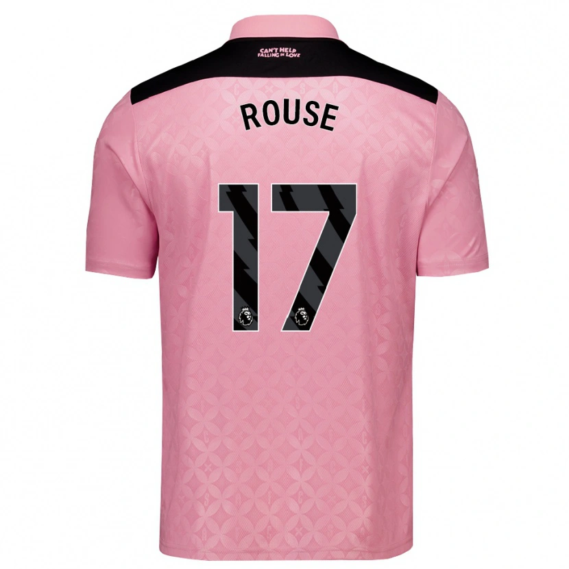 Danxen Kinder Mollie Rouse #17 Hellrosa Schwarz Auswärtstrikot Trikot 2026/27 T-Shirt