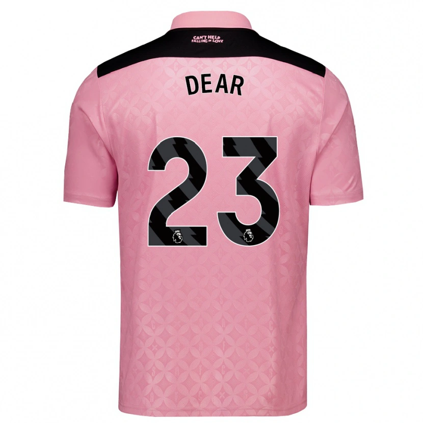 Danxen Kinder Jenna Dear #23 Hellrosa Schwarz Auswärtstrikot Trikot 2026/27 T-Shirt