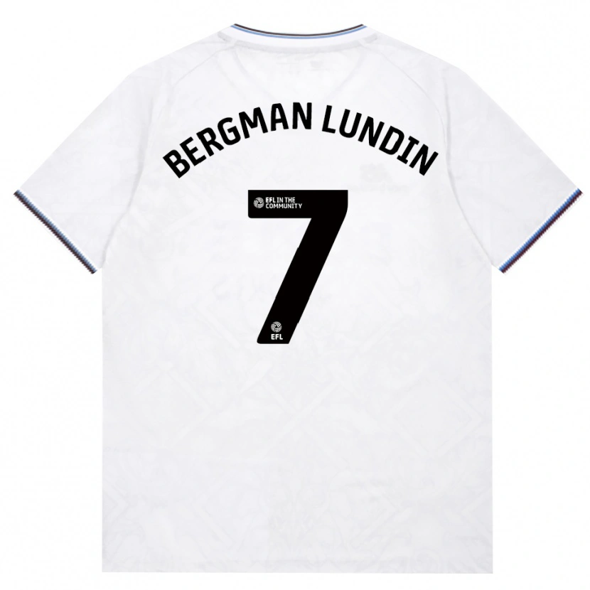 Danxen Kinder Marika Bergman-Lundin #7 Burgund Weiß Auswärtstrikot Trikot 2026/27 T-Shirt
