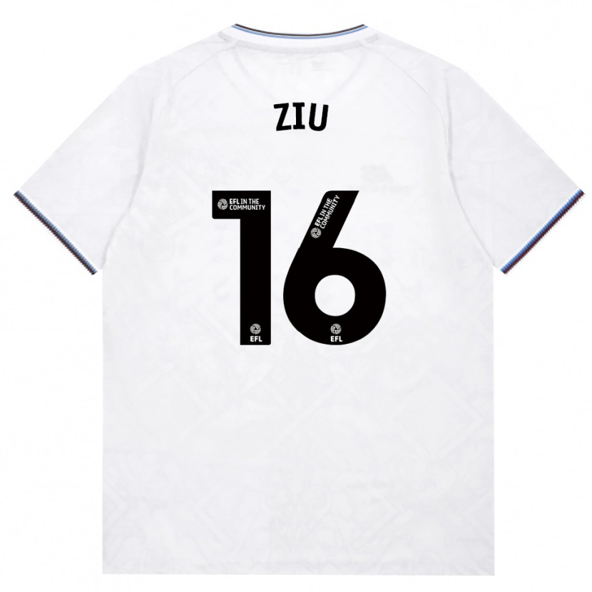 Danxen Kinder Jessica Ziu #16 Burgund Weiß Auswärtstrikot Trikot 2026/27 T-Shirt
