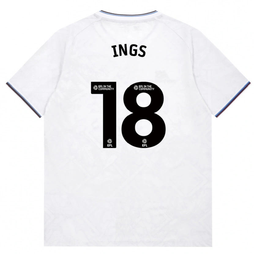 Danxen Kinder Danny Ings #18 Burgund Weiß Auswärtstrikot Trikot 2026/27 T-Shirt