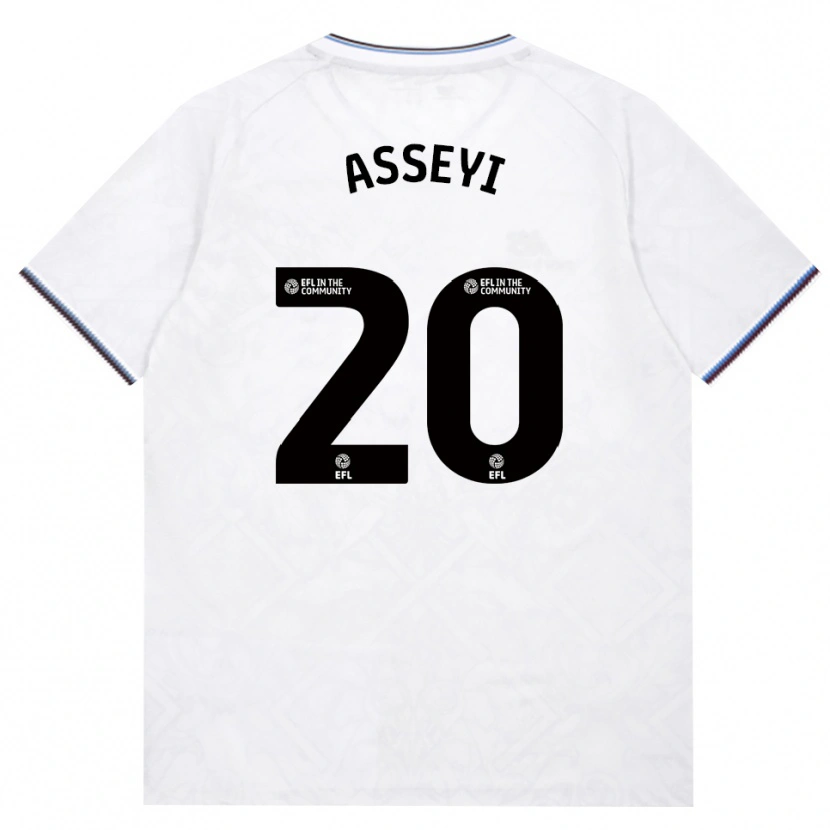 Danxen Kinder Viviane Asseyi #20 Burgund Weiß Auswärtstrikot Trikot 2026/27 T-Shirt