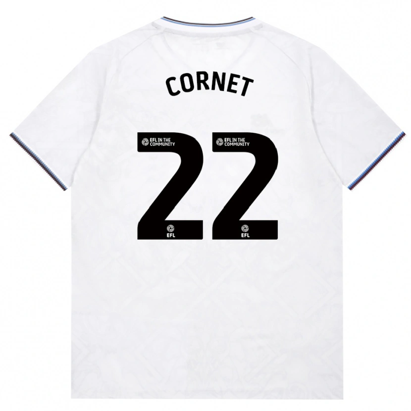 Danxen Kinder Maxwel Cornet #22 Burgund Weiß Auswärtstrikot Trikot 2026/27 T-Shirt