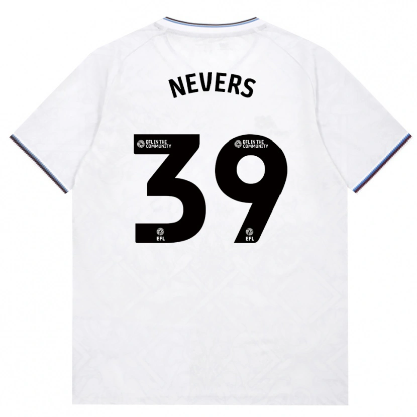 Danxen Kinder Thierry Nevers #39 Burgund Weiß Auswärtstrikot Trikot 2026/27 T-Shirt