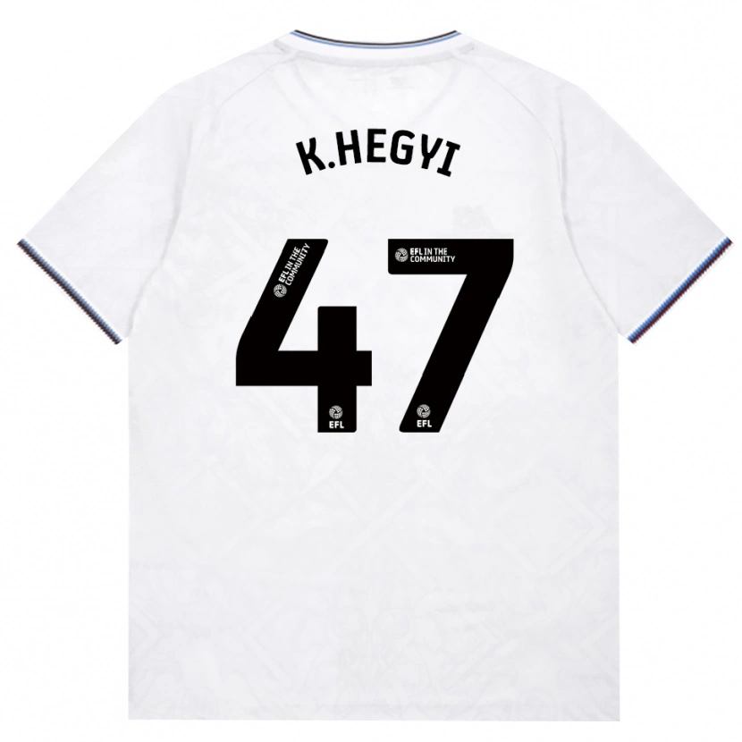 Danxen Kinder Krisztian Hegyi #47 Burgund Weiß Auswärtstrikot Trikot 2026/27 T-Shirt