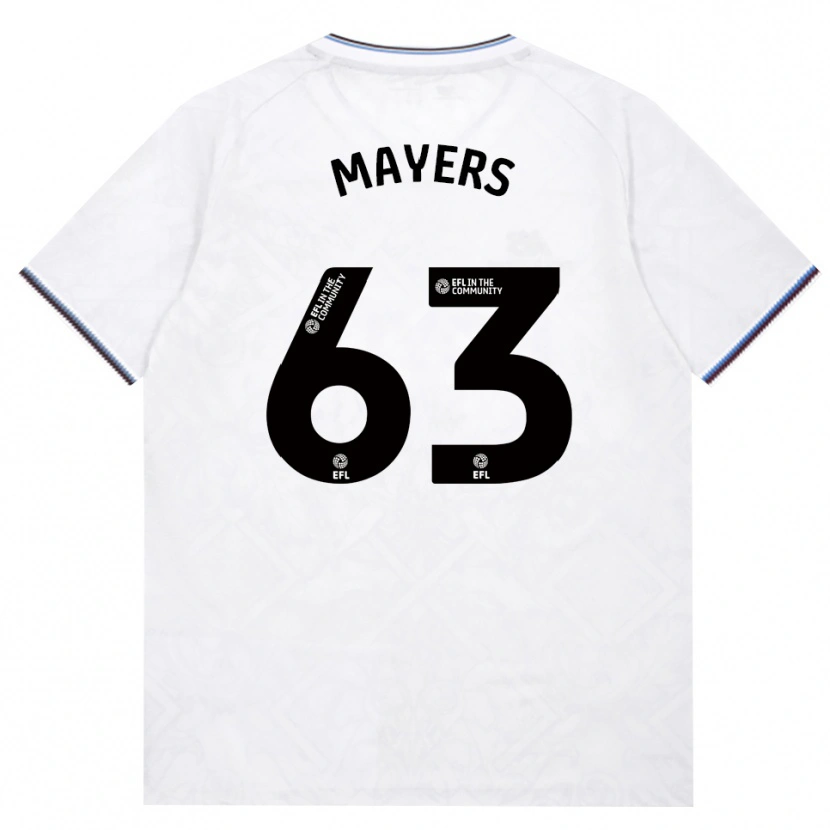 Danxen Kinder Ezra Mayers #63 Burgund Weiß Auswärtstrikot Trikot 2026/27 T-Shirt