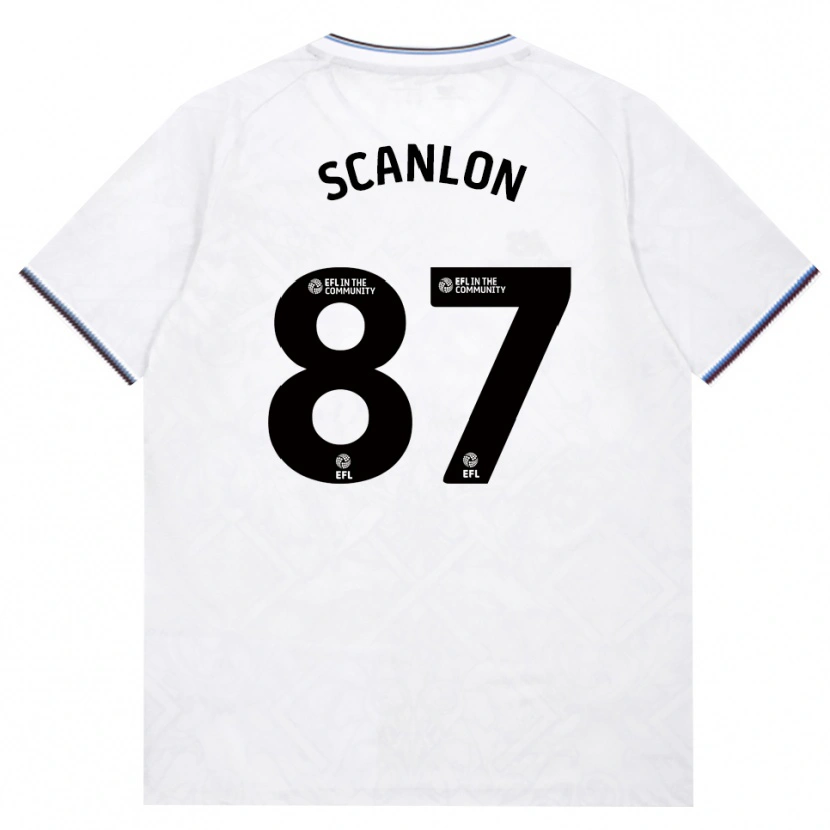 Danxen Kinder Joe Scanlon #87 Burgund Weiß Auswärtstrikot Trikot 2026/27 T-Shirt