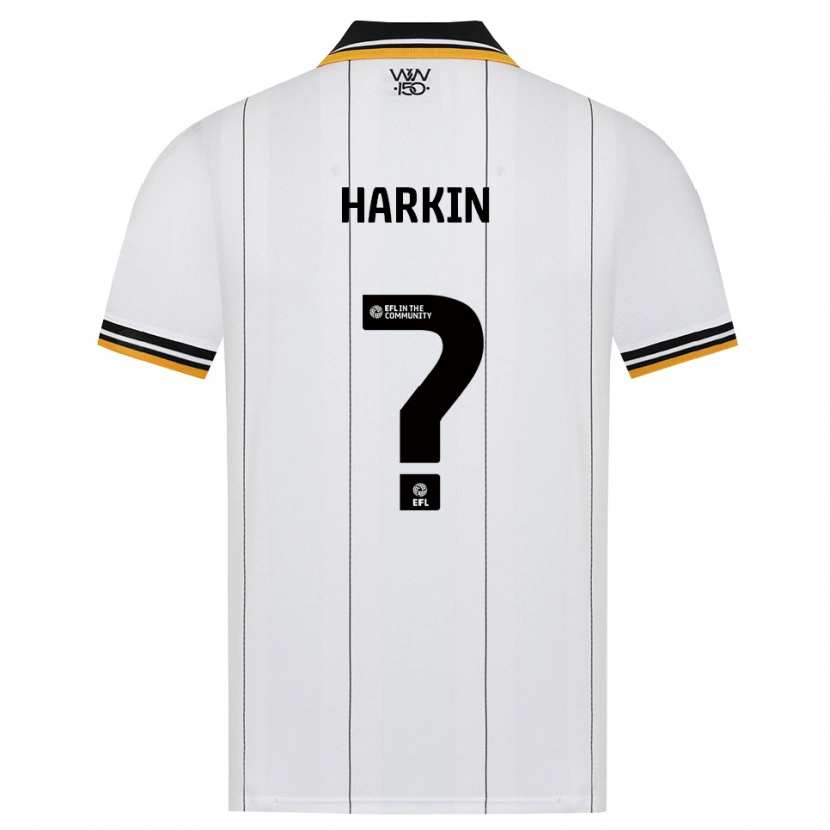 Danxen Kinder Lee Harkin #0 Orange Weiß Schwarz Auswärtstrikot Trikot 2026/27 T-Shirt